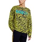 Gucci Men's Guccify Tiger-striped Cotton Terry Sweatshirt - Yellow