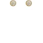 Jennifer Meyer Women's Pav Circle Stud Earrings - Gold