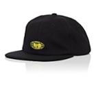 Wu Wear Men's Globe-logo Felted Wool-blend Baseball Cap-black