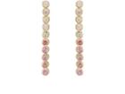 Jennifer Meyer Women's White Diamond & Pink Sapphire Bezel Tennis Earrings