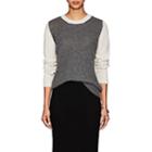 Barneys New York Women's Colorblocked Cashmere Sweater-gray