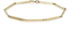 Jennifer Meyer Women's White Diamond & Yellow Gold Bar-link Bracelet