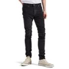 Monfrre Men's Greyson Velvet Skinny Jeans - Charcoal