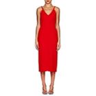 Lisa Perry Women's Wool Crepe Dress - Red