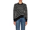 Proenza Schouler Women's Striped Cotton-blend Asymmetric Sweater