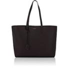 Saint Laurent Women's East-west Leather Shopper Tote Bag-brown