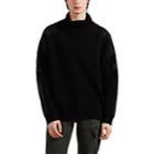 Amiri Men's Appliqud Cashmere-wool Oversized Turtleneck Sweater - Black