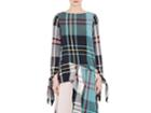 J.w.anderson Women's Knotted Plaid Top