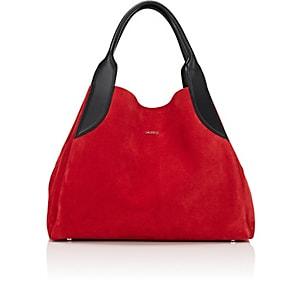 Lanvin Women's Trapeze Small Tote Bag-red