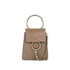 Chlo Women's Faye Mini Leather & Suede Bag - Gray
