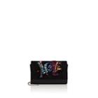 Christian Louboutin Women's Paloma Leather & Suede Chain Clutch - Black