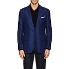 Kiton Men's Kb Checked Linen-cashmere Two-button Sportcoat-navy