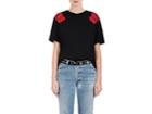 Marcelo Burlon County Of Milan Women's Rose-print Cotton T-shirt