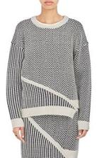 Opening Ceremony Mixed-stitch Knit Sweater-colorless