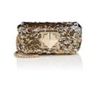 Sonia Rykiel Women's Le Copain Small Sequined Chain Shoulder Bag-gold