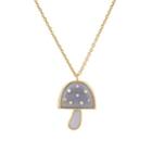 Brent Neale Women's Mushroom Pendant Necklace - Blue