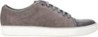 Lanvin Patent Cap-toe Sneakers-grey