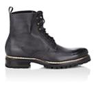 Harris Men's Lug-sole Burnished Leather Boots-gray