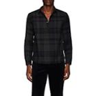 Barena Venezia Men's Plaid Herringbone-weave Cotton Shirt - Gray