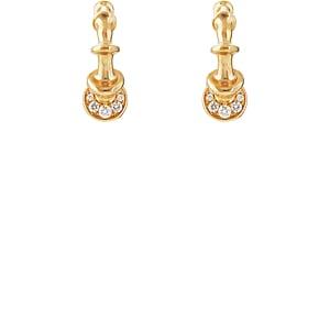 Vram Women's Chrona Hoop Earrings-gold