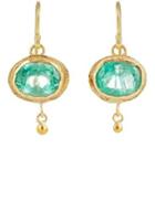 Judy Geib Women's Colombian Emerald Drop Earrings