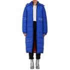 Mira Mikati Women's Embellished Quilted Puffer Coat-blue, Multi