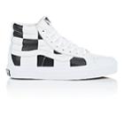 Vans Women's Bny Sole Series: Women's Og Sk8-hi Lx Leather Sneakers-white