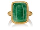 Malcolm Betts Women's Jade Cabochon & Yellow Gold Ring