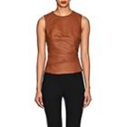 Narciso Rodriguez Women's Ruched Leather Top-couio