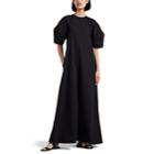 Co Women's Tech-twill Bubble-sleeve Dress - Black