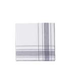 Simonnot Godard Men's Harlan Contrast-striped Cotton Pocket Square