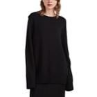 The Row Women's Sibel Wool-cashmere Crewneck Sweater - Black