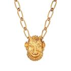 Gucci Men's Mask Of Silenus Pendant Necklace - Gold