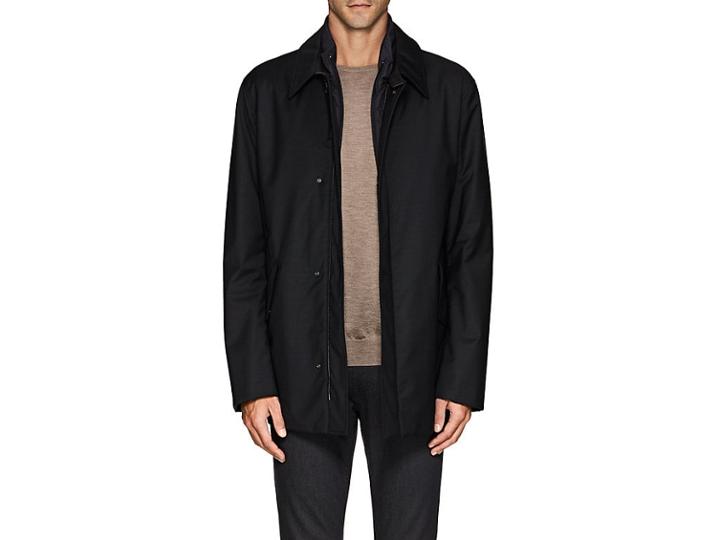 Canali Men's Wool Zip-front Jacket