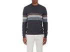 Loro Piana Men's Striped Cashmere-silk Sweater