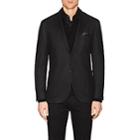 Boglioli Men's K Jacket Cotton Jersey Two-button Sportcoat-black