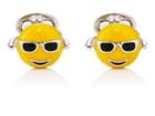 Jan Leslie Men's Emoji Cufflinks
