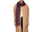 Isabel Marant Women's Valeria Checked Wool Scarf