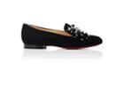 Christian Louboutin Women's Candy Moc Flat Suede Loafers