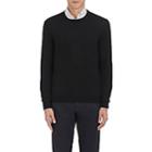 Barneys New York Men's Wool Crewneck Sweater-black