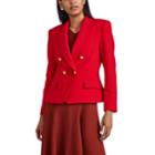A.l.c. Women's Hendrick Ponte Double-breasted Blazer - Red