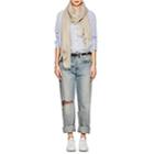 From The Road Women's Vari Linen Scarf-sand