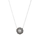Samira 13 Women's Tahitian Pearl & Diamond Pendant Necklace-black