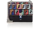 Fendi Women's Kan I Mini Leather Shoulder Bag