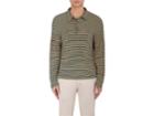 Barena Venezia Men's Striped Knit Linen Long-sleeve Polo Shirt