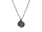 Miracle Icons Men's Spiritual Icon Charms On Beaded Chain Necklace