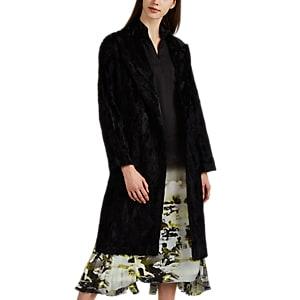 Boon The Shop Women's Patchwork Shearling & Leather Coat - Black