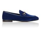 Gucci Women's New Jordaan Velvet Loafers - Cobalt