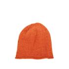 Inis Meain Men's Rolled-cuff Merino Wool-cashmere Hat - Orange