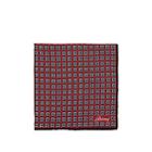 Brioni Men's Medallion-print Silk Twill Pocket Square - Red
